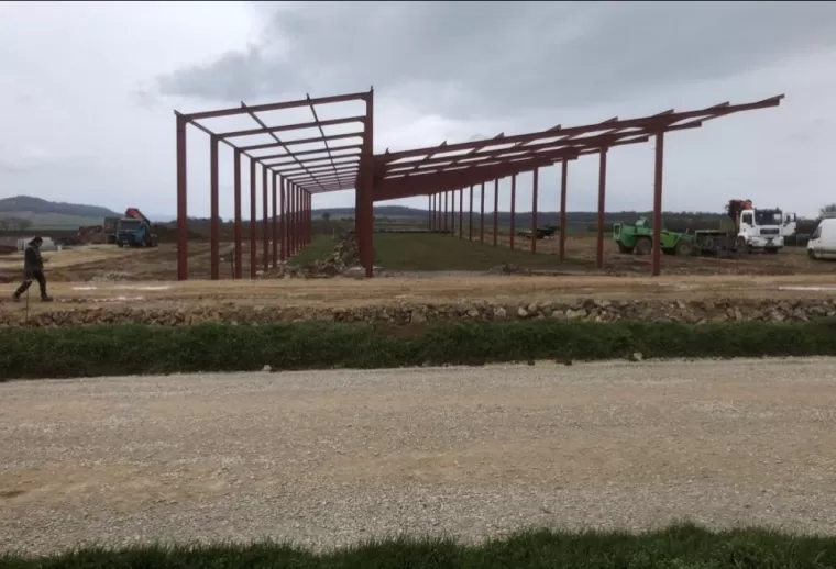 Construction de charpente métallique à Brazey-en-Plaine, Beaune, Develet Frères